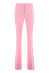 Versace La Greca Patterned Silk Blend Trousers