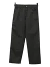 Versace Wool Trousers In Black