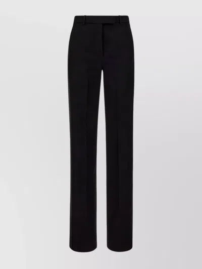 VERSACE VIRGIN WOOL STRAIGHT-LEG TROUSERS