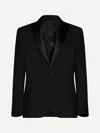 Versace Duchess Tuxedo Jacket In Black