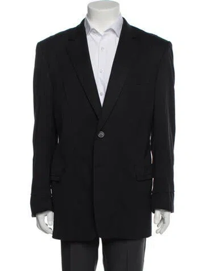 Pre-owned Versace Wool Two-piece Suit In Black