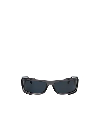 Versace Logo Sunglasses In Black