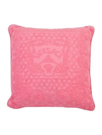 Pre-owned Versace X Dua Lipa La Vacanza Beach Pillow W/ Tags In Pink