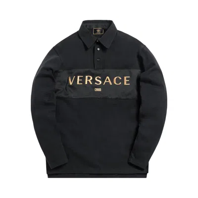 Pre-owned Versace X Kith Rugby Shirt 'black' | Men's Size 48