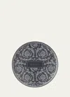 Versace X Rosenthal Barocco Haze Service Plate In Grey