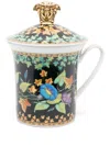 Versace X Rosenthal Gold Ivy Porcelain Mug In Gold Ivy