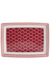 Versace X Rosenthal La Greca Servierplatte 18cm In Rot