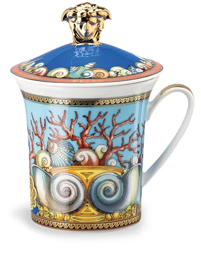 Versace X Rosenthal Les Trésors De La Mer Mug (9.8.cm) In Blue