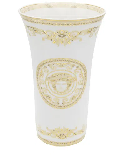 Versace X Rosenthal Medusa Gala Vase In White