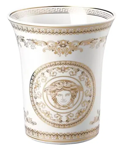 Versace X Rosenthal Medusa Gala Vase In White
