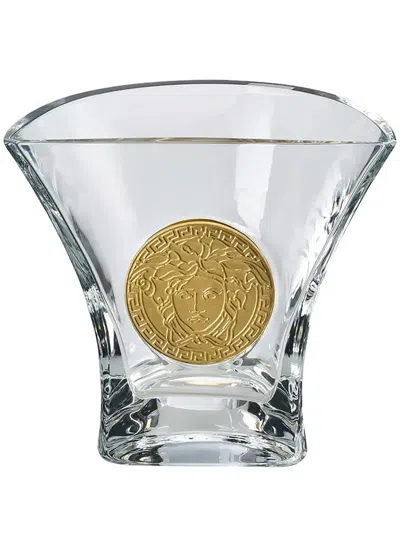 Versace X Rosenthal Medusa Glass Vase In White