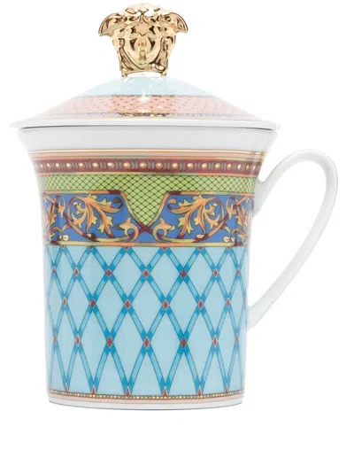 Versace X Rosenthal Russian Dream Mug In Blue