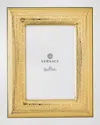Versace X Rosenthal Vhf11 Picture Frame, 4" X 6" In Gold