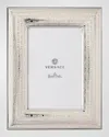 Versace X Rosenthal Vhf11 Picture Frame, 4" X 6" In Silver