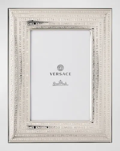 Versace X Rosenthal Vhf11 Picture Frame, 4" X 6" In Neutral