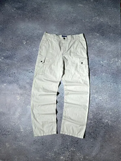 Pre-owned Versace X Versace Jeans Couture Vintage Versace Jeans Couture Cargo Pant Multi Pocket Retro In White