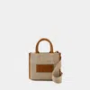 Versace Xs Athena Crossbody -  - Leather - Neutral In Beige