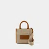 Versace Xs Athena Crossbody -  - Leather - Neutral In Neutral