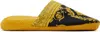 Versace I <3 Baroque Print Slippers In Z4004-gold