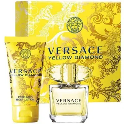 Versace Yellow Diamond 2 Piece Travel Gift Set 2 Piece Gift Set With 3.0 oz Edt In Multi