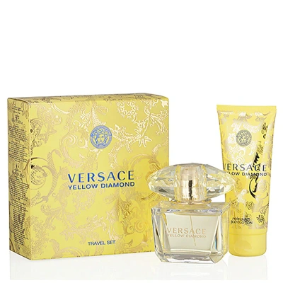 Versace Yellow Diamond /  Travel Set (w) In White