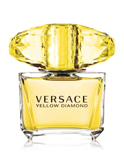 Versace Yellow Diamonds Eau De Toilette 3.4 Oz. In Transparent