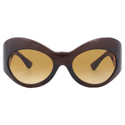 Versace Yellow Gradient Brown Irregular Ladies Sunglasses Ve4462 54462l 58