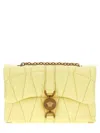 Versace Yellow Kleio Quilted Mini Shoulder Bag In Yellow