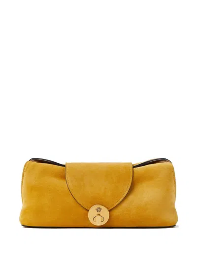 Versace Yellow Vivian Clutch In Sand