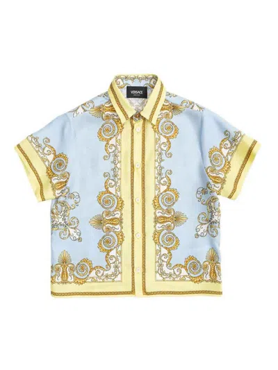 Versace Young Kids' Shirt In Multi