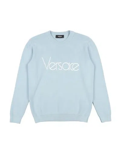 Versace Young Knitwear - Sweaters In Light Blue
