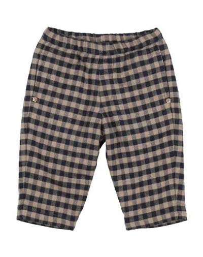 Versace Young Babies'  Newborn Boy Pants Khaki Size 3 Cotton In Multi