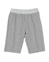 Versace Young Newborn Boy Pants Light Grey Size 3 Cotton, Elastane In Gray