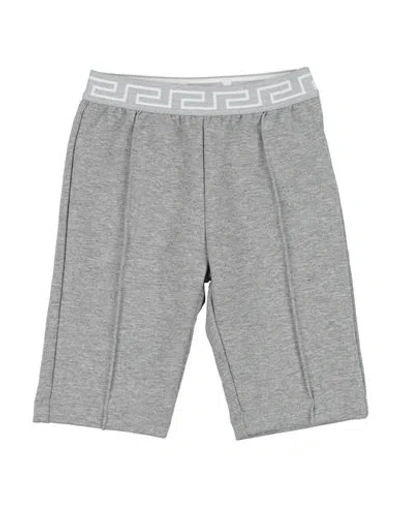 Versace Young Babies'  Newborn Boy Pants Light Grey Size 3 Cotton, Elastane In Gray