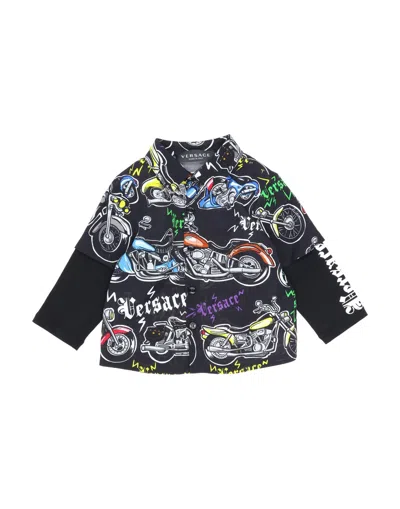 Versace Young Babies'  Shirts In Black