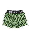 Versace Young Newborn Boy Shorts & Bermuda Shorts Light Green Size 3 Cotton, Polyester, Elastane, Po In Green