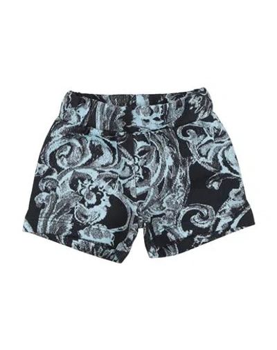 Versace Young Babies'  Newborn Boy Shorts & Bermuda Shorts Midnight Blue Size 3 Cotton