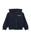 Versace Young Newborn Boy Sweatshirt Midnight Blue Size 3 Cotton, Elastane, Polyester, Viscose In Blue