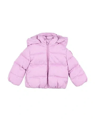 Versace Young Babies'  Newborn Girl Puffer Lilac Size 3 Polyamide In Purple