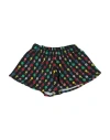 Versace Young Newborn Girl Shorts & Bermuda Shorts Black Size 3 Viscose, Elastane In Multi