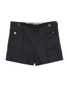 Versace Young Toddler Girl Shorts & Bermuda Shorts Midnight Blue Size 3 Cotton, Polyester, Polyamide In Animal Print