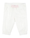 Versace Young Newborn Pants White Size 3 Cotton, Polyester, Polyamide, Elastane In White