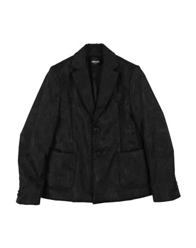 Versace Young Babies'  Toddler Boy Blazer Black Size 6 Polyamide