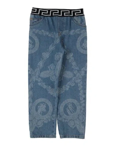 Versace Young Babies'  Toddler Boy Denim Shorts Blue Size 6 Cotton, Polyester, Polyamide, Elastane