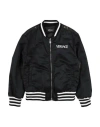 Versace Young Toddler Boy Jacket Black Size 6 Polyamide, Polyester, Cotton, Elastane In Black