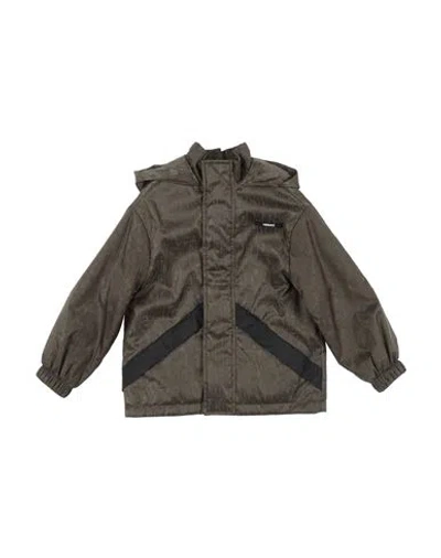 Versace Young Babies'  Toddler Boy Jacket Military Green Size 6 Polyamide