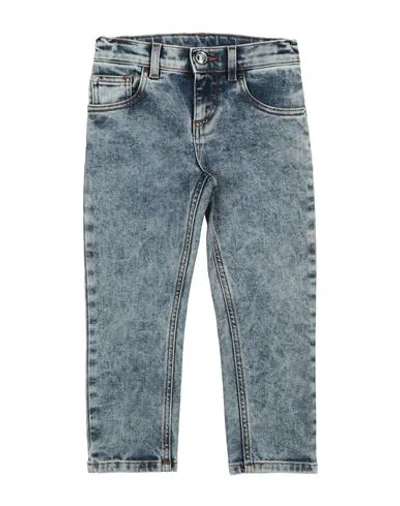 Versace Young Babies'  Toddler Boy Jeans Blue Size 6 Cotton, Elastomultiester, Elastane
