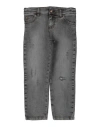 VERSACE YOUNG VERSACE YOUNG TODDLER BOY JEANS GREY SIZE 5 COTTON, ELASTANE