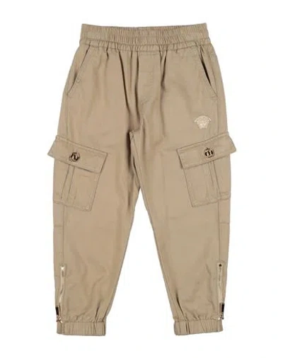 Versace Young Babies'  Toddler Boy Pants Beige Size 6 Cotton, Viscose, Polyester In Brown