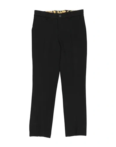 Versace Young Babies'  Toddler Boy Pants Black Size 6 Polyester, Viscose, Cotton, Elastane